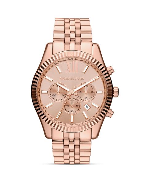 michael kors rose gold watch men|rose gold mk watch men.